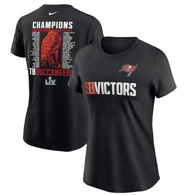 Tampa Bay Buccaneers Nike Women's Super Bowl LV Champions Iconic T-Shirt -  White