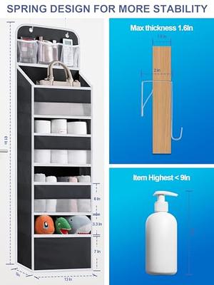 GILLAS 2 Pack 5-Shelf Over The Door Hanging Organizer, 4 Big Pocket Storage  with Clear Plastic Pockets, Large Capacity Door Organizer for Closet