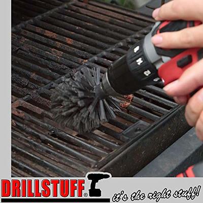 Drill Brush Cordless Drill Attachment - Wire-Free Grill Brush