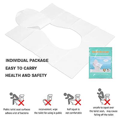 TenFans Toilet Seat Covers Disposable (120 Pack) - XL Flushable Disposable  Toilet Seat Cover for Kids Potty Training, Adults - Essential Travel  Accessories for Airplane, Public Restrooms, Camping - Yahoo Shopping