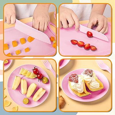 Baketivity Kid Safe Plastic Knives For Real Cooking With Cutting