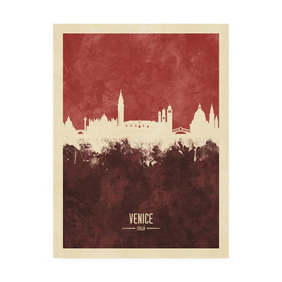 Trademark Fine Art 'Worcester England Skyline' Canvas Art by Michael  Tompsett 