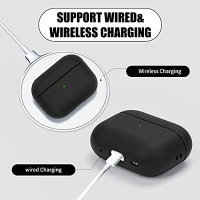 Spigen Silicone Fit Case with Strap for Airpods Pro 2 USB-C/Lightening  Cable (2023/2022) - Black + Black Strap