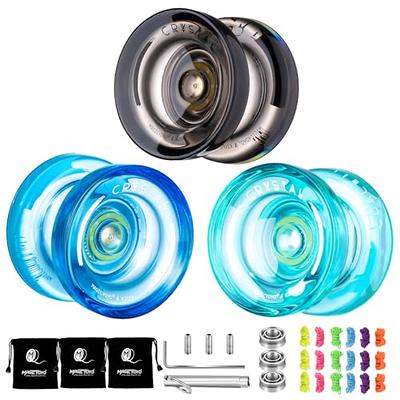 WATIEOBOO Unresponsive Yoyo Professional, Aluminum Yoyo for Kids, Beginner  Yoyo Ball, for Advanced Yo-Yos Players with U Type KK Bearing + Yo-Yo  Storage Bag + Glove and 10 Replacement Yoyos Strings 