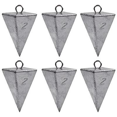 BLUEWING 6lb Box Pyramid Fishing Sinker Weights Lead Weight