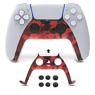 For PS5 Playstation 5 Controller Chrome Red Gold Custom DIY Full Set  Housing Shell Case Cover Touch Pad Cover Faceplate Buttons