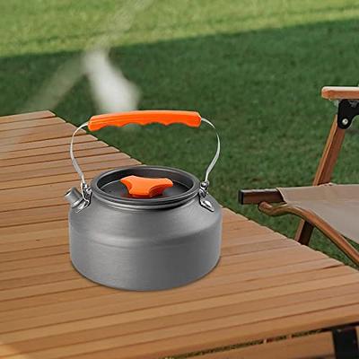 Portable Camping Kettle Tea Pot Water Kettle Coffee Pot Cookware Campfire  Kettle