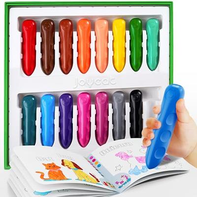 Lebze Washable Markers for Kids Ages 2-4 Years, 12 Colors Jumbo Toddler  Markers for Coloring Books, Safe Non Toxic Art School Supplies for Boys 