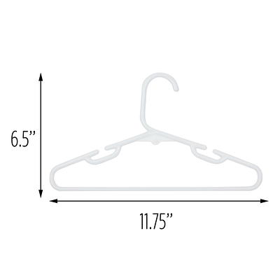 Overtons Plastic Clothes Hangers, 10-Pack