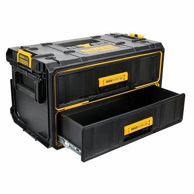 DEWALT TOUGHSYSTEM 2.0 22 in. Medium Tool Box, TOUGHSYSTEM 2.0 Deep Tool  Tray and (2) TOUGHSYSTEM 2.0 Shallow Tool Trays, Black - Yahoo Shopping