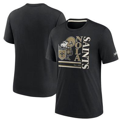 Men's New Orleans Saints Nike Black Wordmark Legend Performance T-Shirt