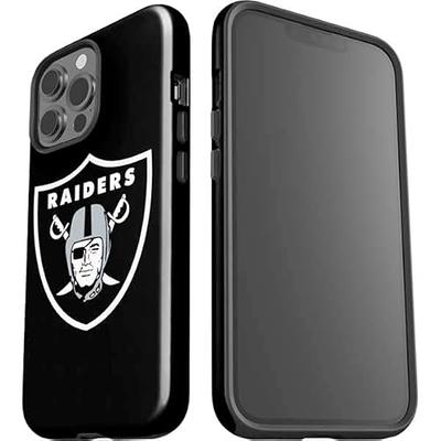 Skinit Clear Phone Case Compatible with iPhone XR - Officially Licensed NFL Las Vegas Raiders Large Logo Design