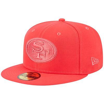 Women's New Era White/Scarlet San Francisco 49ers 2023 Sideline 9TWENTY Adjustable Hat