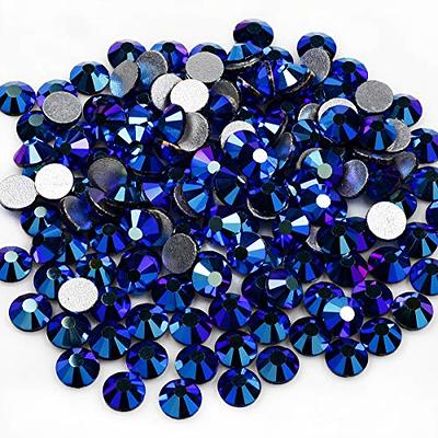 Black Rhinestones For Nails Round Shape Hotfix Stones And Crystals