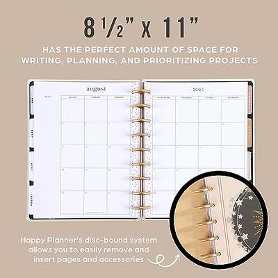 2023-2024 Weekly & Monthly Planner Refill, 11-Disc Discbound 2023-2024  Refill Planner, Runs from July 2023 to June 2024, Letter Size, 8.5 x 11