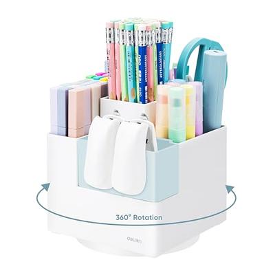 Desk Organizer with Pencil Holder Plastic Office Stationery Supplies  Organizer