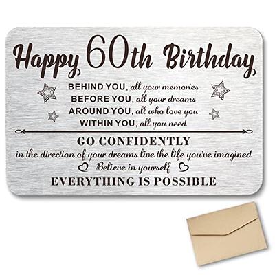  MOQIYXL Son Birthday Card, Happy Birthday Son Gifts Ideas,  Small Engraved Wallet Card : Office Products