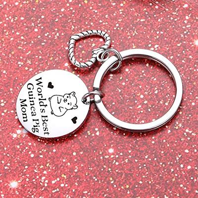 Cute Pink Puppy Key Chain Dog Lover Gift Cute Dog Cute 