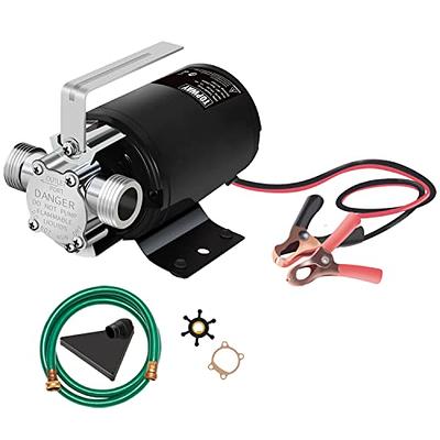 TOPWAY Water Transfer Electric Sump Utility Pump 330 GPH 1/10HP with Water  Hose Kit (12V DC)… - Yahoo Shopping