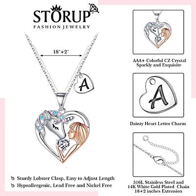 STORUP Unicorn Gifts for Girls Age 6-8, Unicorn Necklace for Girls Jewelry Unicorns  Gifts for Girls Initial C Heart Cute Unicorn Necklaces for Girls Teen Girls  Unicorn Gifts - Yahoo Shopping