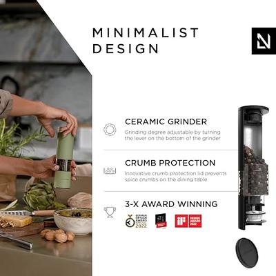  FinaMill's Award-Winning Battery Operated Salt and Pepper  Grinder Set - Adjustable Coarseness, Ceramic Grinding Elements, LED Light,  2 Quick-Change ProPlus Pods - Perfect for Home Cooking & Gifting: Home &  Kitchen