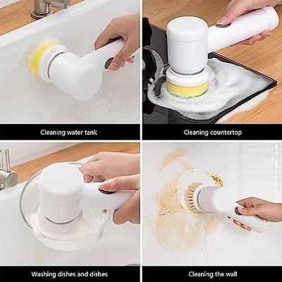 Dishes Cleaning Brush Refillable Washing Tools with Dispenser