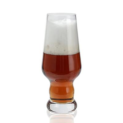 CHEVAZ (Pack of 2) Beer glass for Party,Fancy Beer Glass Glass