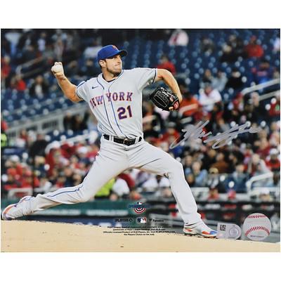 Max Scherzer New York Mets Autographed Fanatics Authentic White Nike Authentic  Jersey with Mad Max Inscription