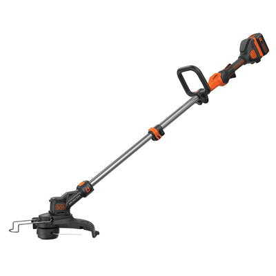 Black Decker 12 20v MAX Lithium Trimmer and Edger Battery Powered 12 Cut 65  mil Line Diameter Cordless Lithium Ion Li Ion - Office Depot