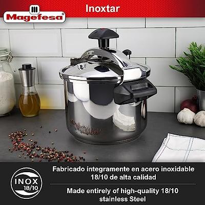 Magefesa Ideal Stainless Steel Super Fast Pressure Cooker 8 Qt