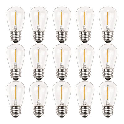 Luxrite 0.5 Watt S14 LED Colored String Light Bulb, E26/Medium