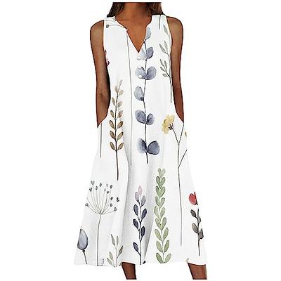 Summer Dresses for Women 2023, Womens Casual Loose Maxi Sundress