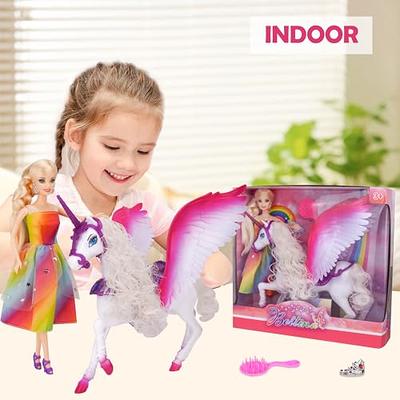  My Little Pony Dolls Rainbow Celebration, 6 Pony Figure Set,  5.5-Inch Dolls, Toys for 3 Year Old Girls and Boys, Unicorn Toys (  Exclusive) : Toys & Games