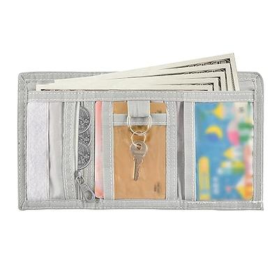 Kids Wallet For Boys Girls, Trifold Wallet With Zipper Coin Pocket