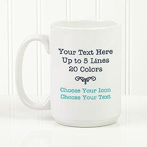 20 oz. Tall Ceramic Mugs, Custom Drinkware