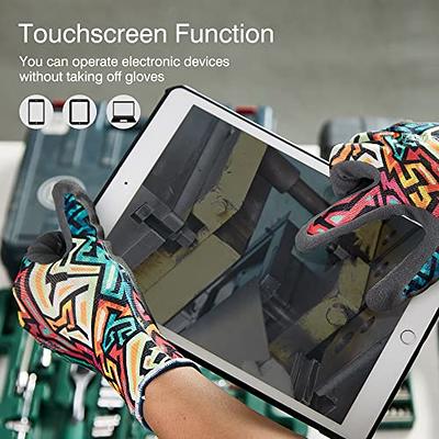 Durable, Touchscreen-compatible Work Gloves With Grip For Men