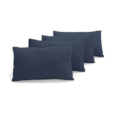 Burrow Nomad Lumbar Pillow in Navy Blue