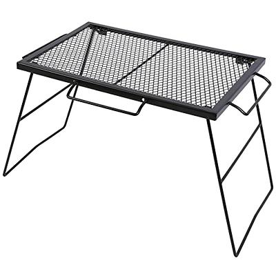 Fire Pit Grill,Portable Camping Grill，Campfire Grill，360 Degree Rotation  and Height Adjustable，Barbecue with Water Bottle Support Frame for Griddle  Plate BBQ，with Fire Clamp - Yahoo Shopping