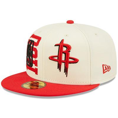 Men's New Era Cream/Red Houston Rockets 2022 NBA Draft 59FIFTY