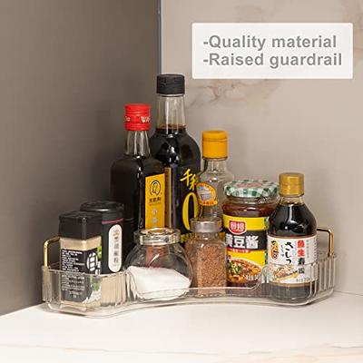 Dyiom 2 Tier Bathroom Counter Organizer Premium Bathroom Sink Organizer Countertop Kitchen Spice Rack Storage Shelf, Black