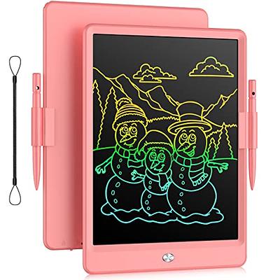 TECJOE 2 Pack 10 Inch LCD Writing Tablet for Kids, Colorful Doodle Board,  Electronic Drawing Tablet Drawing Pads for 3-6-Year-Old Kids Gifts (Pink  and