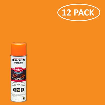 Rust-Oleum 12-Pack Fluorescent Orange Water-based Marking Paint