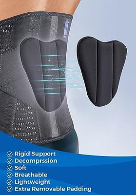 T TIMTAKBO Plus Size 3XL Back Brace with Lumbar Support Pad for Men Women  Bariatric Back Support,Fast Lower Back Pain Relief Waist Belt(Black-3XL Fit  Belly 47-55) - Yahoo Shopping