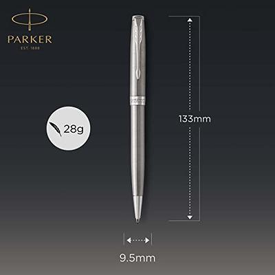 Parker Jotter Ballpoint Pen Medium Point 0.7 mm Stainless Steel Barrel  Black Ink - Office Depot