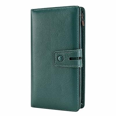  Itslife Men's RFID Vintage Look Genuine Leather Long Bifold  Wallet Checkbook Wallets for Men : Clothing, Shoes & Jewelry