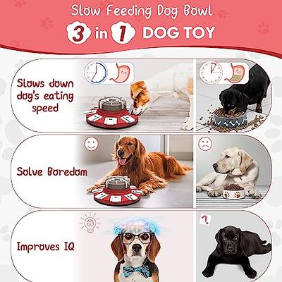 Dog Puzzle Toys for IQ Training & Mental Enrichment, Interactive Dog Toys  for Large Medium Small Dogs，Dog Treat Puzzle Dispensin