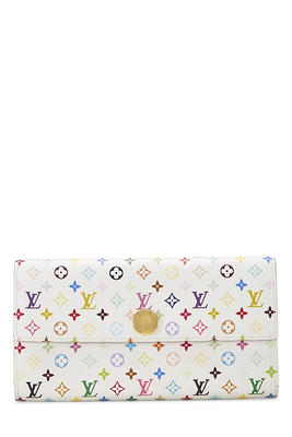 Takashi Murakami x Louis Vuitton White Monogram Multicolore Sarah - Yahoo  Shopping