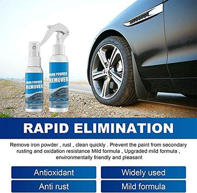 Rust Remover Spray for Metal,Multifunctional Metal Rust Remover,Car Rust  Removal Spray,Water Based Metallic Paint Rust Converter,Iron Powder Remover