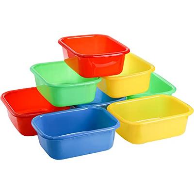 Peohud 8 Pack Small Cubby Bins, Multi-Purpose Plastic Storage Bins,  Stackable Storage Container Tubs for Classroom Office Nursery Home,  Assorted Colors - Yahoo Shopping
