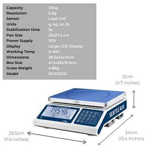 Bonvoisin Industrial Counting Weight Scale kg/g/lb/oz Electronic